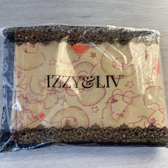 Izzy & Liv‎ Hooded Raincoat Afro print poncho One Size in Tan NWT - Picture 7 of 7